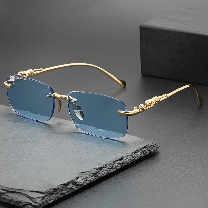 Fashion Rimless Metal Sunglass - Men'S Fashion Rimless Glasses review and price