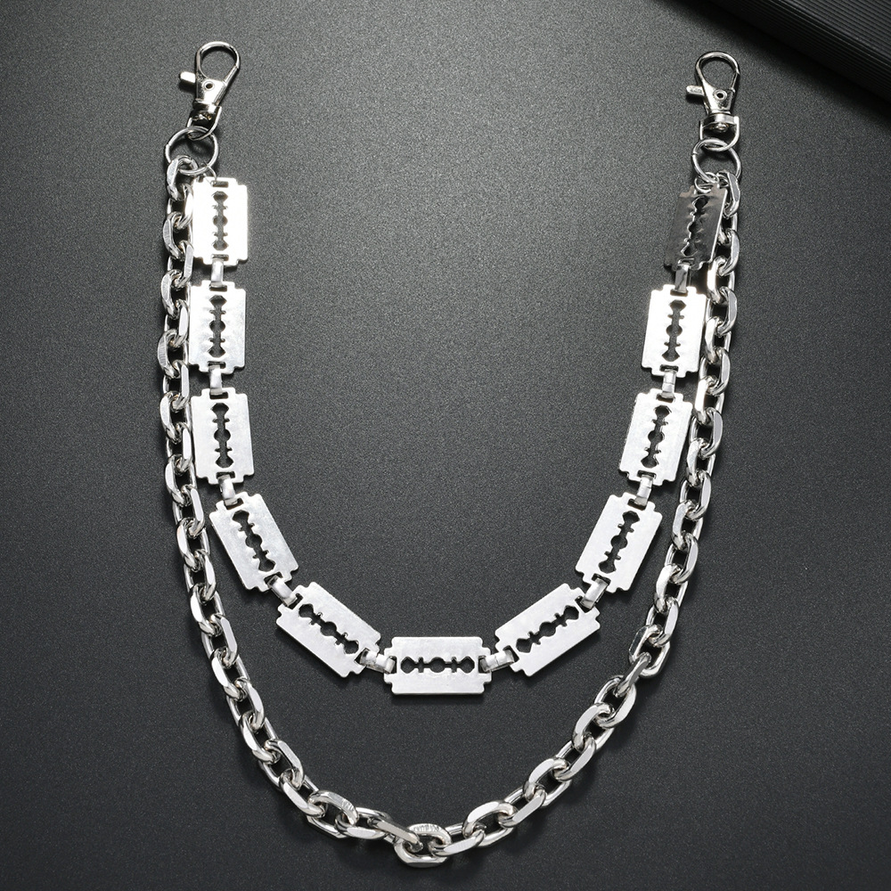 Punk Metal Chain Keychains for - Men'S Fashion Overalls review and price