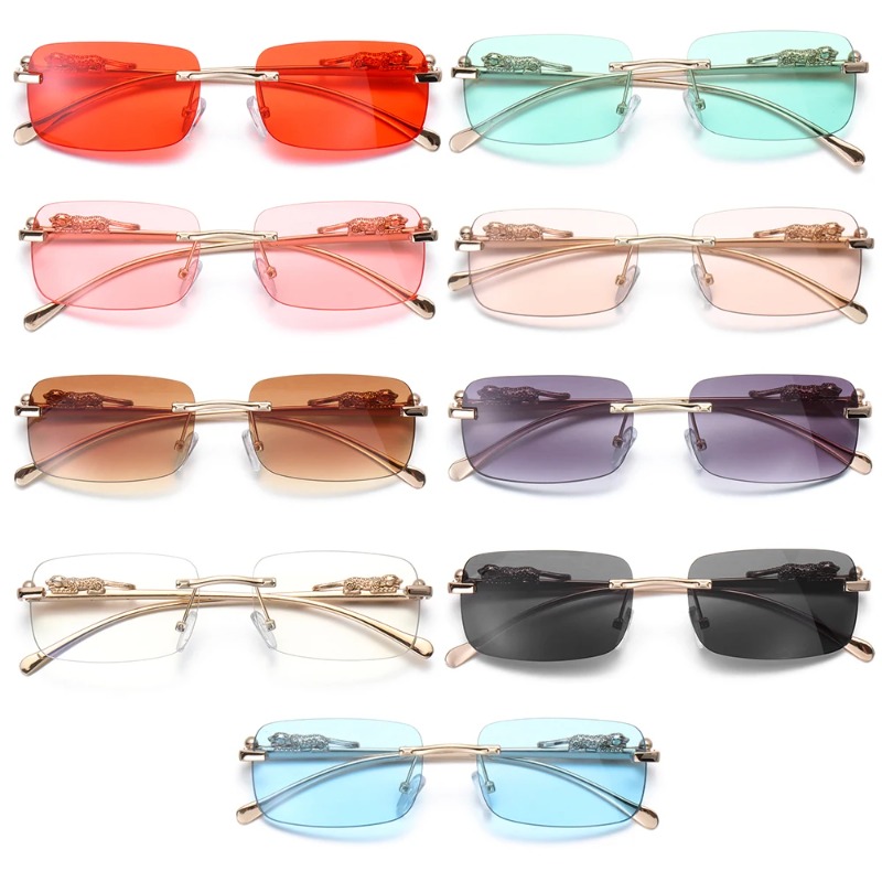 Rimless Square Sunglasses Wome - Men'S Fashion Rimless Glasses review and price