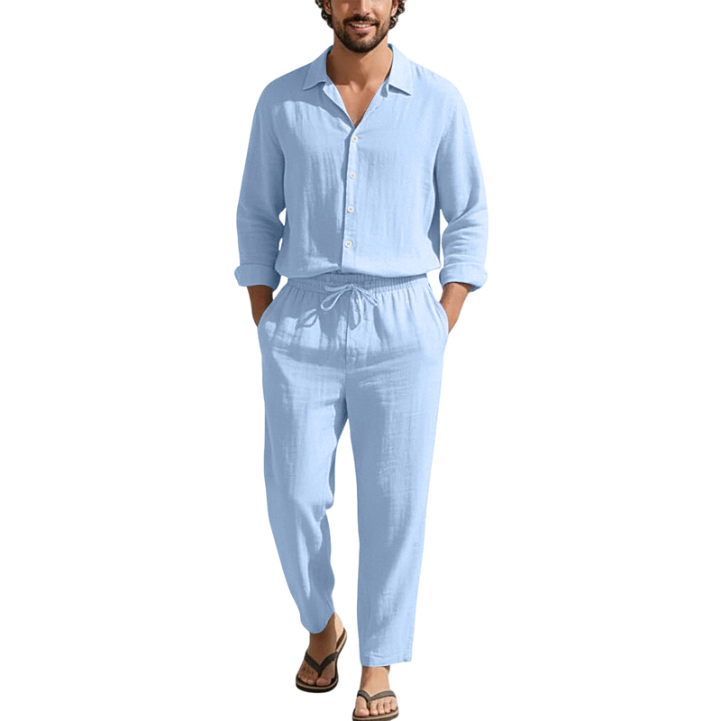 Spring Summer Linen Casual Set - Linen Shirt Summer review and price