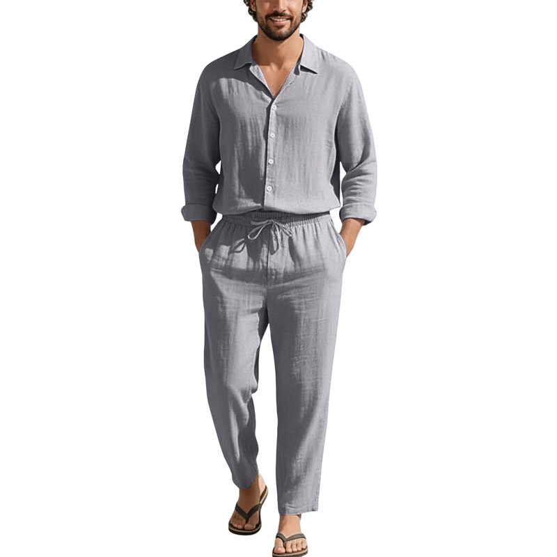 Spring Summer Linen Casual Set - Linen Shirt Summer review and price